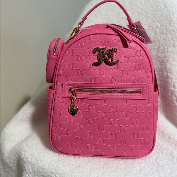 NWT Juicy Couture Pink 💕🍋Lemonade “All That Bling”Backpack 🎒 - Picture 5 of 6